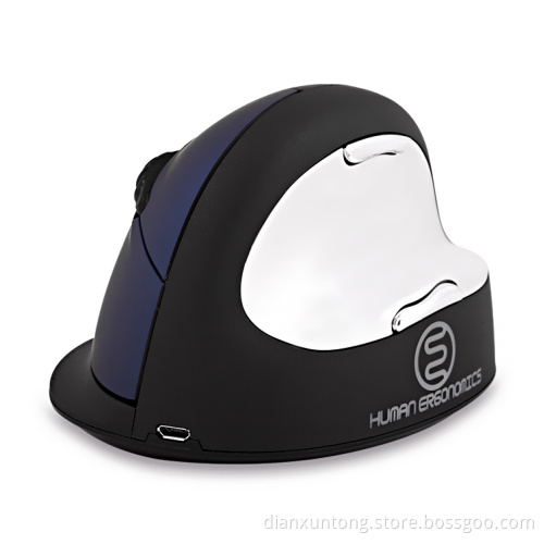 Human Engineering Ergonomic Vertical Wireless Laser EV Mouse